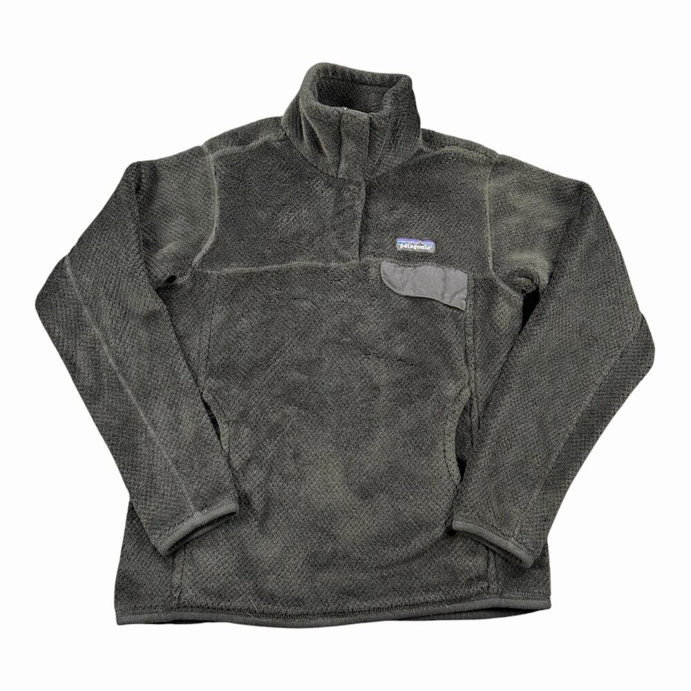 Patagonia Synchilla Snap-T Fleece Women’s S Black Pullover Jacket